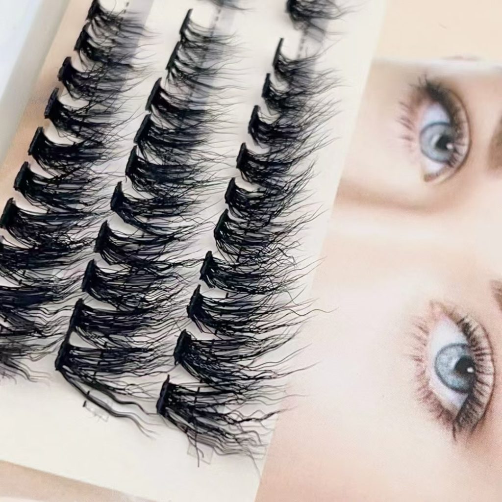 False eyelashes Wool coil C008 segmented self-grafting